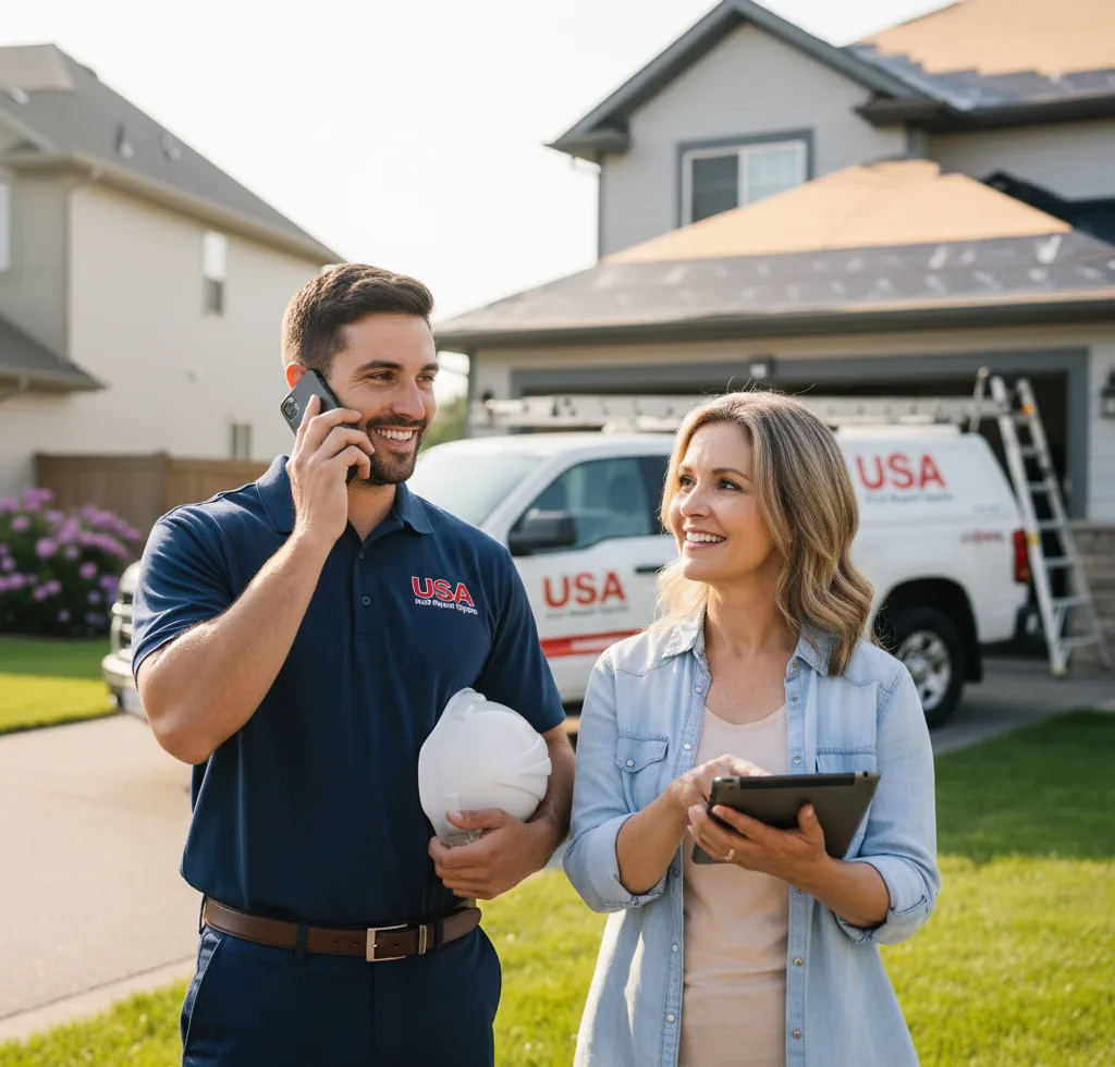 USA Roof Repair Experts customer support in Singer
